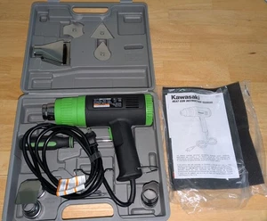 Kawasaki 840015 Black 10-Piece Heat Gun Kit 1500W 12.5 Amps Temps 375C 495C - Picture 1 of 9