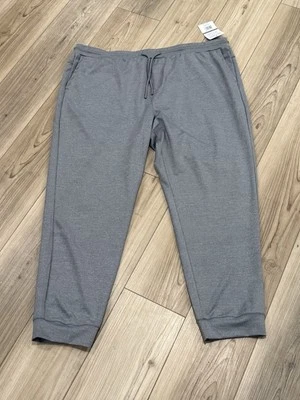 Original Penguin Men's Drawstring Pants Quiet Gray Heather, Size XXL Stretch - Image 1 of 4