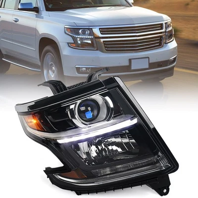 For Chevy Tahoe Suburban 2015-2020 LED DRL Headlight Headlamp Right Passenger Foto 1 de 4