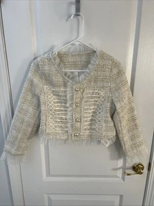 J.ing US Tweed Sakko Creme Größe M - Bild 1 von 11