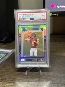 Jayden Daniels Optic Holo Psa 9 - Picture 1 of 2