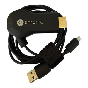 Google ChromeCast 1st Generation HDMI Dongle W/ Cord H2G2-42 Electronic UNTESTED - Picture 1 of 4