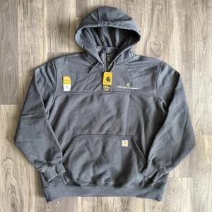 Carhartt Rain Defender Full Zip Loose Fit Sweatshirt Hoodie 2XL Heavyweight *NWT - Picture 1 of 5