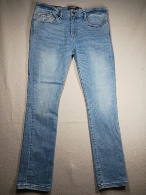 Cult of Individuality Stretch Punk Super Skinny Jeans Mens 38x32 Blue  - Image 1 of 4