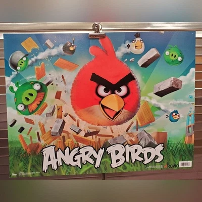 Angry Birds 2011 Poster 18x24 Great Condition  - Image 1 of 4