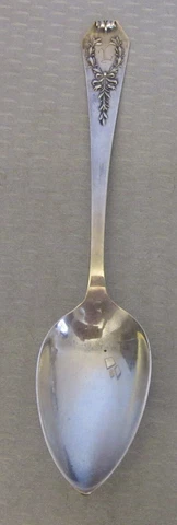 antique Whiting Sterling Silver MADAM JUMEL 1908 CITRUS SPOON 5.5" mono D Cover
