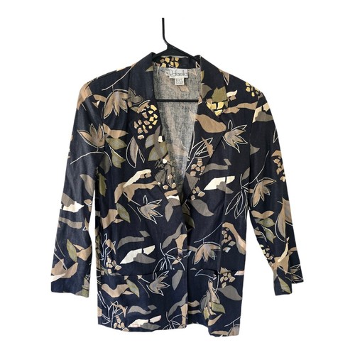 VETEMENTS Giacca Autunno Rafaella Donna Tg 8 Stampa Mista Colorata Un Bottone Artsy Bohomeim