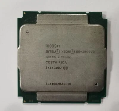 Intel Xeon E5 2695 V3 SR1XG 14Core E5-2695 V3 35MB 2.3Ghz CPU Processor - Image 1 of 2