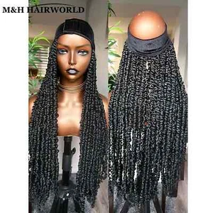 Ombre Blonde Twist Hair Band Synthetic Crochet Braiding Hair Ponytail Extensions - Picture 1 of 22