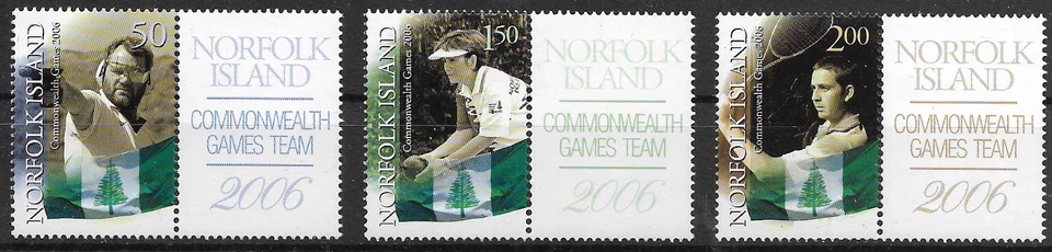 Norfolk Island @  2006  SG948-950 Commonwealth Games Nice Priced @Aus.627 - Image 1 of 1