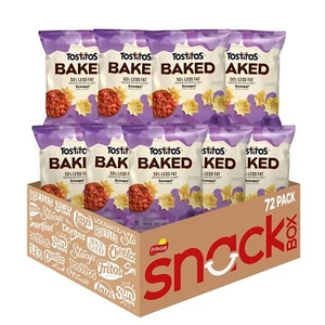 Tostitos Oven Baked Scoops Tortilla Chips 0.875 Ounce Pack of 72 - Picture 1 of 7