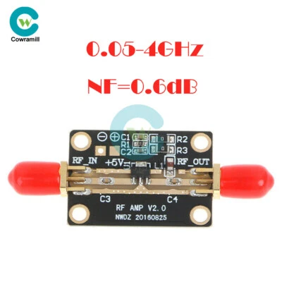 Ultra-Low Noise LNA 0.05-4G NF=0.6dB RF Amplifier FM HF VHF / UHF Ham Radio - Bild 1 von 4