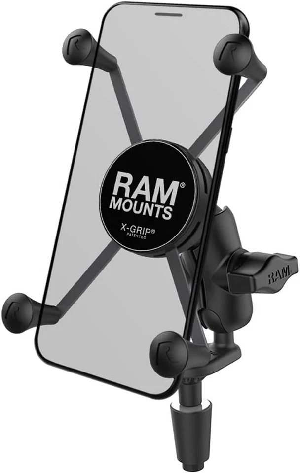 RAM X-Grip Fork Universal Large Stem Mount With Short Double Socket Arm