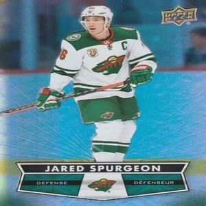 Jared Spurgeon (Wild) 2021/2022 Tim Horton's Series Card - Card Number 46 - Picture 1 of 2