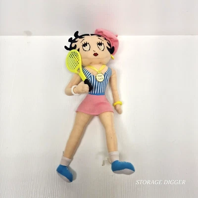 VTG 1999 Good Stuff Betty Boop 15" Plush Doll With Racket and First Place Medal - Image 1 of 4
