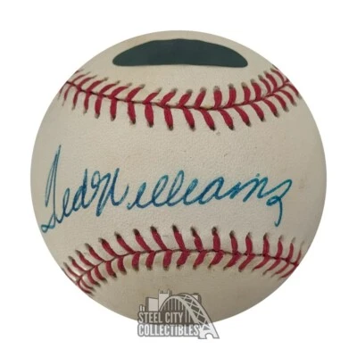 Ted Williams Autographed Official American League Baseball - PSA/DNA 8 - Image 1 of 3