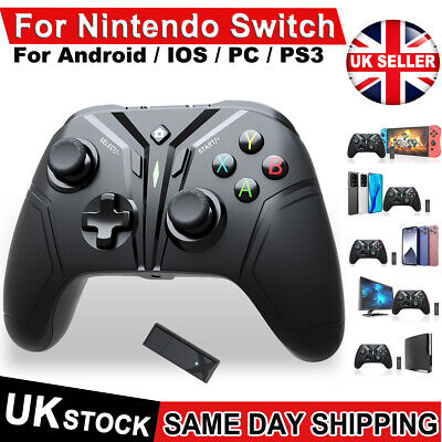 Wireless Game Controller For Nintendo Switch Pro / PC / PS3 Gamepad Joypad UK • 20.95£
