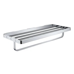 BOLO Handtuchablage Messing Chrom poliert für Bad & WC >> zum Bohren - Imagen 1 de 4