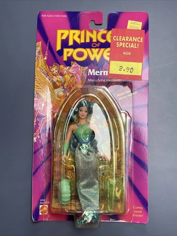 1986 She-Ra Princess of Power "Mermista" Action Figure NIP Cover