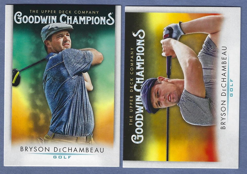 Cartões de golfe 2021 Upper Deck Goodwin Champions #5/73 Bryson DeChambeau novato - Imagem 1 de 1