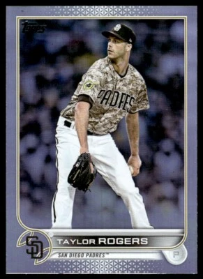 2022 TOPPS UPDATE SILVER FOIL Taylor Rogers San Diego Padres #US303 - Image 1 of 2