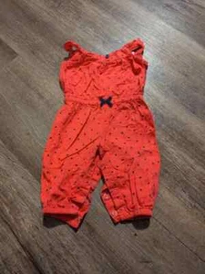 Carters Jumpsuit Red Hearts 3 Months - Picture 1 of 3