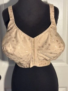 Elila Lace Soft Cup Bra 42J Black Full Coverage 1303 - Picture 1 of 6