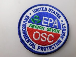 ENVIROMENTAL PROTECTION AGENCY EPA REGION 7 DIVISION HAZMAT PATCH SHOULDER - Picture 1 of 3