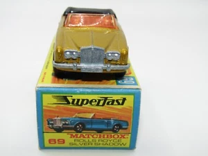 Matchbox Superfast No 69 Rolls Royce SS Extremely RARE Box W/OUT NEW VNMIB - Picture 1 of 12