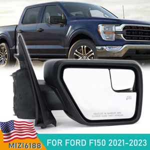 Passenger Right Side Door Mirror Power Heat Manual Fold For 2021-2023 Ford F-150 - Picture 1 of 10