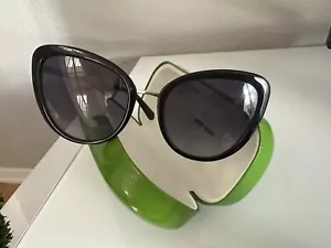 KATE SPADE Sydney/O/S 80790 55-20 140 Black Used “Authentic”Sunglasses - Picture 1 of 5