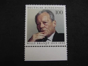Germany 1993 80th Birth Anniversary of Willy Brandt (statesman) MNH. - Picture 1 of 2