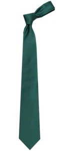 Men's Kelley Green Solid Satin Plain Classic Necktie Tie Wedding Formals - NWT - Picture 1 of 2