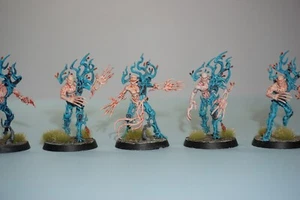 Warhammer Age of Sigmar Sylvaneth Spite-Revenants x 5 - Painted - Picture 1 of 7