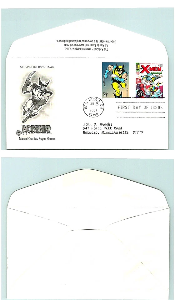 S01-5613, MARVEL COMICS SUPER HEROES, WOLVERINE, PCS/ARTCRAFT FDC - Image 1 of 1