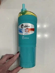 New Bubba Envy S Insulated Stainless-Steel Tumbler W/ Straw & Bumper Teal 24 Oz - Picture 1 of 5