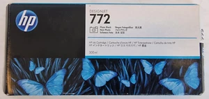 HP CN633A Nr. 772 Tintenpatrone Photo Black 300ml Designjet Z5200 Z5400 07-2019 - Afbeelding 1 van 2
