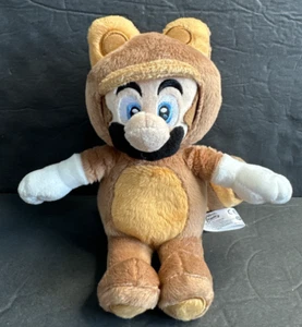 Super Mario 3D Land 9" Plush Raccoon Suit 2013 Nintendo - Picture 1 of 7