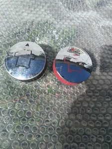 2 Nexgrill stainless red black control knobs A 720-0882A BBQ grill buttons - Picture 1 of 2