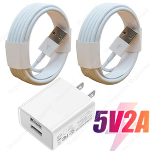 USB Fast Charger Block Dual Port Power Adapter Cube For iPhone 14 13 12 11 8 7 6 - Picture 1 of 17