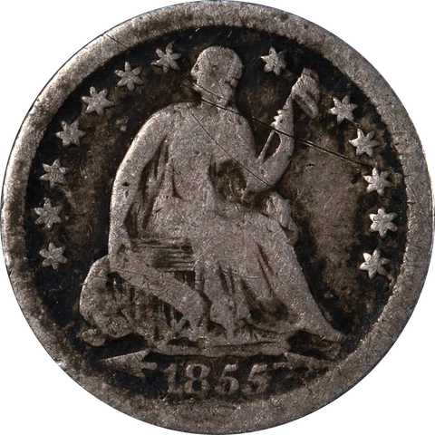 1855-O Seated Liberty Half Dime Great Deals From The Executive Coin Company Cover