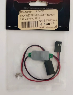 RC4WD ACCESSORI INTERRUTTORE PER UNITA' D' ILLUMINAZIONE MINI ON/ OFF  RC4ZE0081 - Image 1 of 2