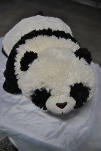 Kissen Haustier Stofftier Panda Bär von My Pillow Pets schwarz-weiß in Farbe  - Bild 1 von 12