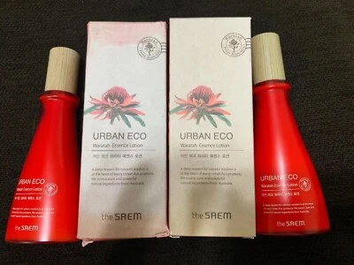 2x THE SAEM URBAN ECO WARATAH ESSENCE LOTION 4.73 OZ - Image 1 of 4