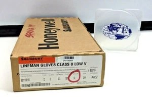 GUANTES ELÉCTRICOS SALISBURY HONEYWELL E011R/10 GOMA LINIEROS ROJO TALLA 10 11" - Imagen 1 de 5