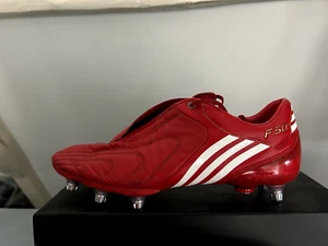 Botines de fútbol Adidas + F50.8 Tunit rojo/blanco talla US 9,5 10 44 f50 50.7 f50 - Imagen 1 de 7