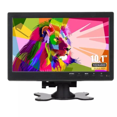 10" inch HDMI LCD HD Monitor Screen VGA BNC for PC CCTV Security Camera - Image 1 of 4