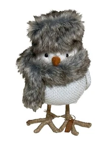 Target 2016 Blizzard Spritz Bird Faux Fur Hat and Scarf Winter Collectible - Picture 1 of 8