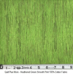 Green Smooth Heather Print 100% Cotton Fabric sold by 1/4 yard from bolt - Picture 1 of 1