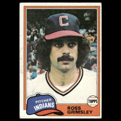1981 Topps - Ross Grimsley #170 Indians Cleveland Guardians  ⚾ Baseball Card  - Image 1 of 3